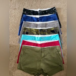 Bundle of 7 Dixxon Women’s Chino Shorts